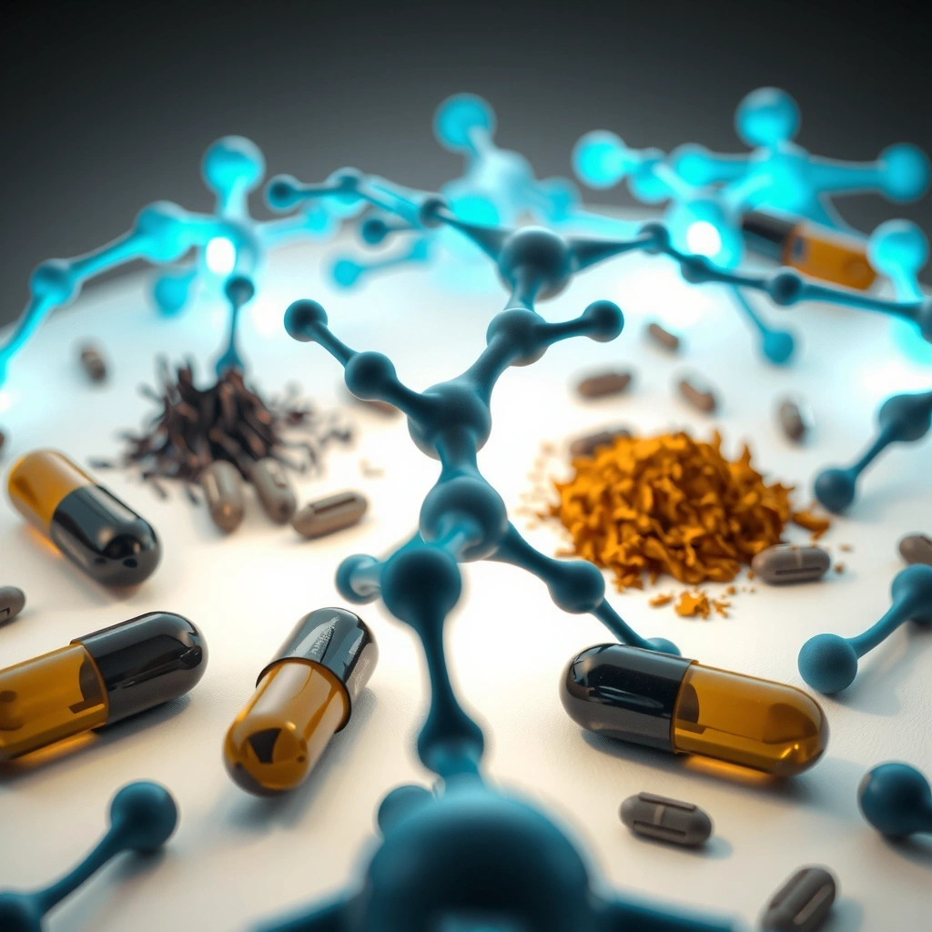 Abstract visualization of cellular pathways